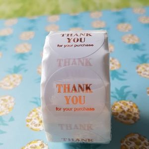 500 pcs Thank You For Your Purchase Stickers